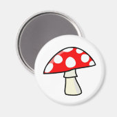 Magic Mushroom Magnet (Vorderseite/Rückseite)