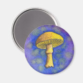 Magic Mushroom Magnet (Vorderseite/Rückseite)