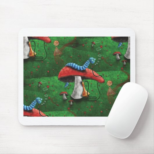 Magic Mushroom Mousepad (Mit Mouse)