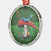 Magic Mushroom Ornament Aus Metall (Links)