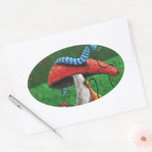 Magic Mushroom Ovaler Aufkleber (Umschlag)