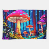 Magic Mushroom Path Design Geschirrtuch (Horizontal)