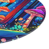Magic Mushroom Path Design Schneidebrett (Ecke)