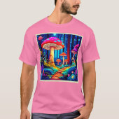 Magic Mushroom Path Design T-Shirt (Vorderseite)