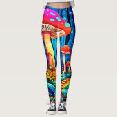 Magic Mushroom Path Leggings (Vorderseite)