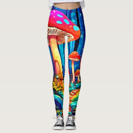 Magic Mushroom Path Leggings