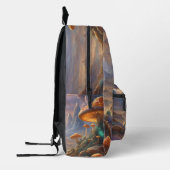 Magic Mushroom Planet Bedruckter Rucksack (Links)