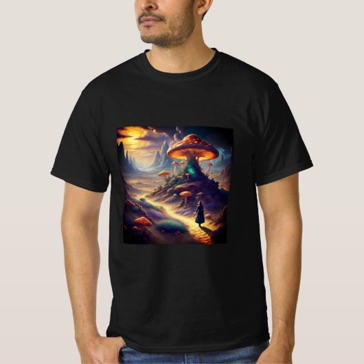 Magic Mushroom Planet T-Shirt (Vorderseite)