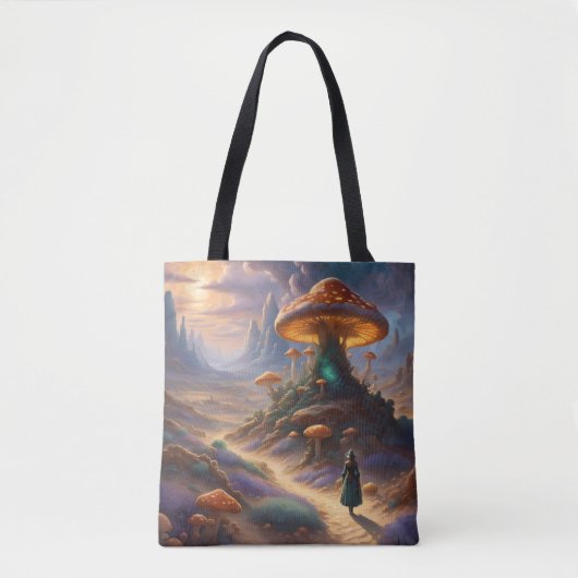 Magic Mushroom Planet Tasche (Vorderseite)