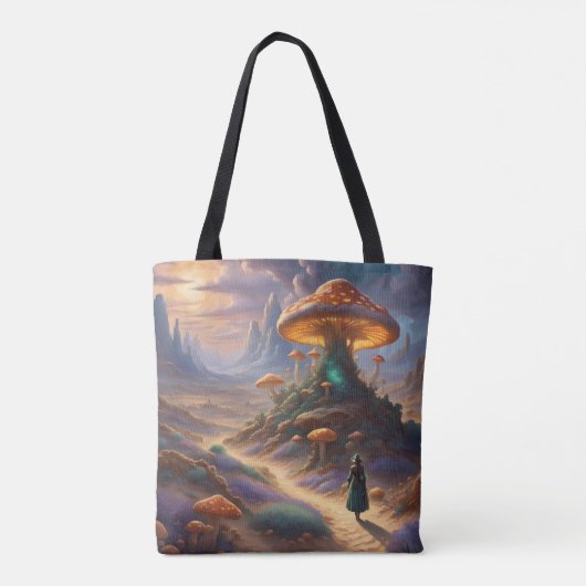 Magic Mushroom Planet Tasche (Rückseite)