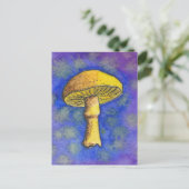 Magic Mushroom Postcard Postkarte (Stehend Vorderseite)
