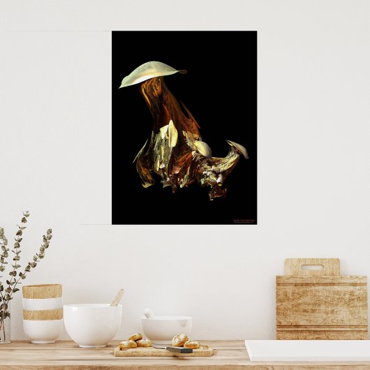 Magic Mushroom Poster (Küche)