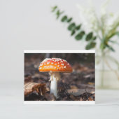 Magic Mushroom Postkarte (Stehend Vorderseite)