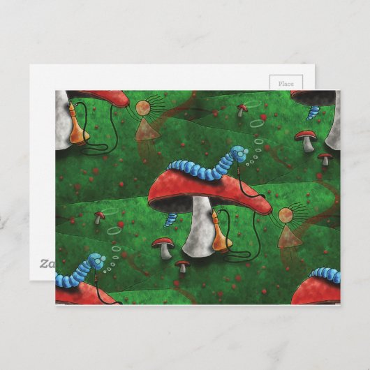 Magic Mushroom Postkarte (Vorne/Hinten)