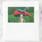 Magic Mushroom Rechteckiger Aufkleber (Tasche)