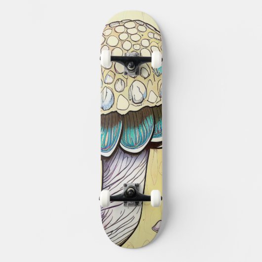 Magic Mushroom Skateboard (Vorderseite)