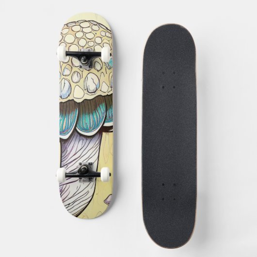 Magic Mushroom Skateboard (Vorderseite)