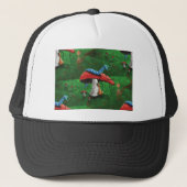 Magic Mushroom Truckerkappe (Vorderseite)