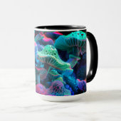 Magic Mushroom Wonderland Tasse (VorderseiteRechts)
