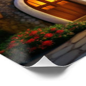 Magic Mushroom World: 4K Ultra-Realistische Modern Poster (Ecke)