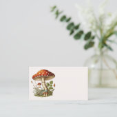 Magic Mushrooms Business Cards Visitenkarte (Stehend Vorderseite)