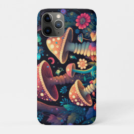 Magic mushrooms butterflies Case-Mate iPhone hülle