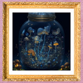 Magic Mushrooms | Fantasy Digital Art Poster