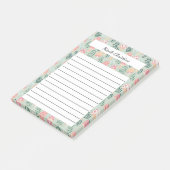 Magic Mushrooms Forest CUSTOM Notepad Lebensmittel Post-it Klebezettel (angewinkelt)