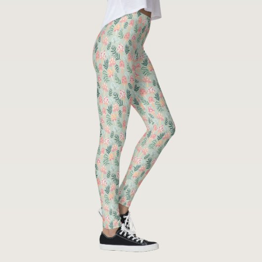Magic Mushrooms Forest Pattern Leggings (Rechts)