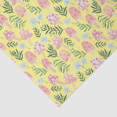 Magic Mushrooms Forest Pattern Seidenpapier (Ausschnitt)