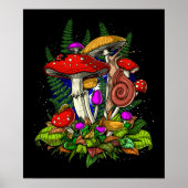 Magic Mushrooms Fungi Poster (Vorne)