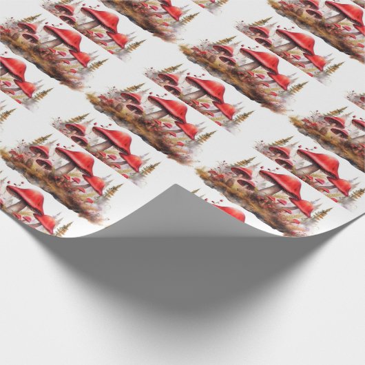 Magic Mushrooms Geschenkpapier (Ecke)