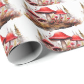 Magic Mushrooms Geschenkpapier (Rolleneckpunkt)