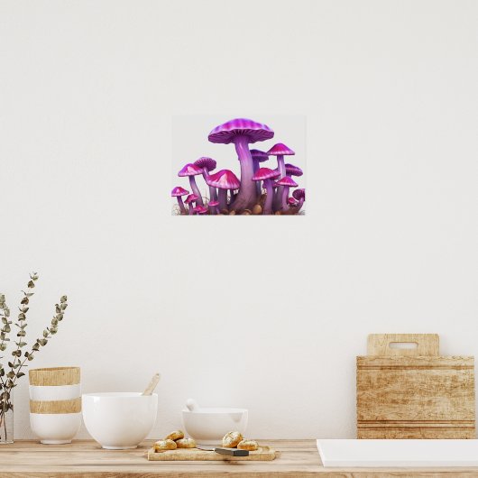 Magic Mushrooms Poster (Küche)