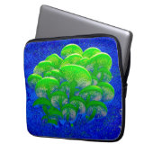 Magic Mushrooms Psychedelic Digital Art Laptopschutzhülle (Vorderseite Links)
