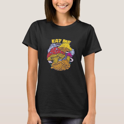 Magic Mushrooms Psychedelic Psilocybin Fungus Hipp T-Shirt (Vorderseite)