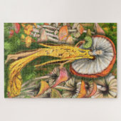 Magic Mushrooms Queen Fantastic Fairytale Malerei Puzzle (Horizontal)