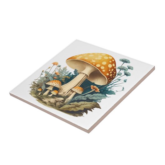 Magic Mushrooms Tile Fliese (Seite)