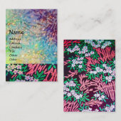 MAGIC MYRTLE / Sinkende Gold Reflektionen Visitenkarte (Vorne/Hinten)