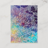 MAGIC MYRTLE / Sinkende Gold Reflektionen Visitenkarte (Rückseite)