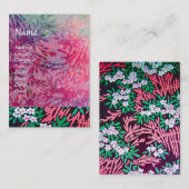 MAGIC MYRTLE / Sinkende Gold Reflektionen Visitenkarte (Vorne/Hinten)