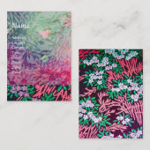 MAGIC MYRTLE / Sinkende Gold Reflektionen Visitenkarte (Vorne/Hinten)