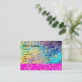 MAGIC MYRTLE / Sinkende Gold Reflektionen Visitenkarte (Stehend Vorderseite)