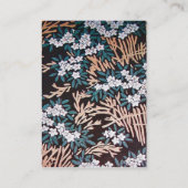 MAGIC MYRTLE / Sinkende Gold Reflektionen Visitenkarte (Rückseite)