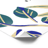 Magic Nature Secret Garden Zitat F Hodgson Burnett Poster (Ecke)