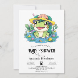 Magic Niedlich Frog Baby Dusche Einladung