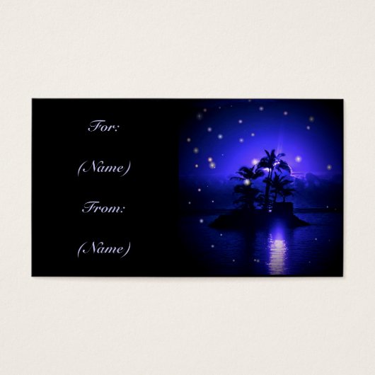 Magic Night Gift Tag (Vorderseite)