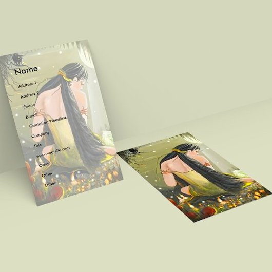 Magic Night Template Visitenkarte