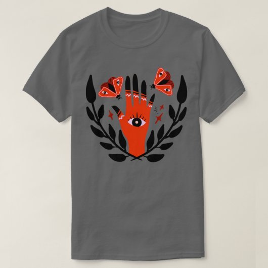 Magic Occult Eye Yellowish T-Shirt (Design vorne)