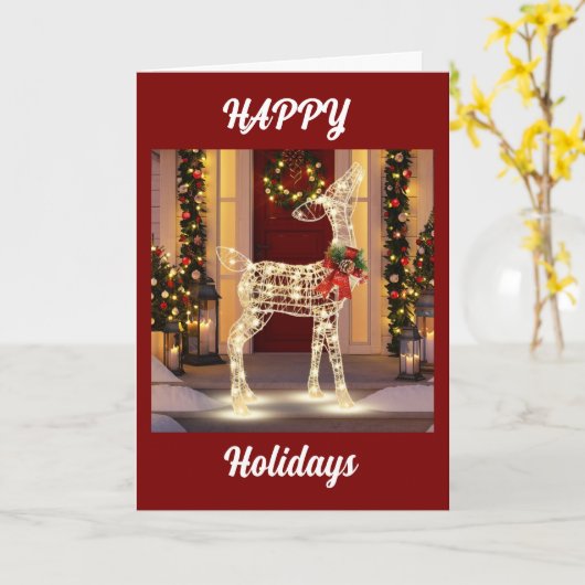 MAGIC OF CHRISTMAS FÜLLEN SIE IHRE ZUHAUSE KARTE (Gelbe Blume)